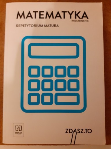 Zdjęcie oferty: Matematyka rozszerzenie repetytorium matura Wsip