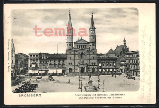 Zdjęcie oferty: BYDGOSZCZ Bromberg Friedrichsplatz ratusz  1903