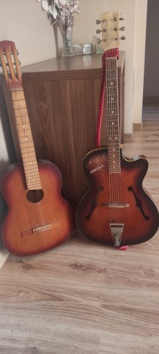 Zdjęcie oferty: Sprzedam 2 gitary, pokrowiec i nowe struny 