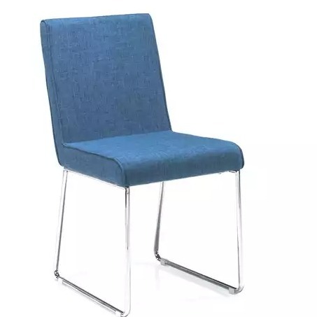 Zdjęcie oferty: Niebieskie krzesło tkanina LUISE