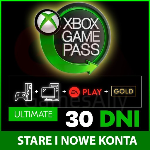 Zdjęcie oferty: XBOX GAME PASS ULTIMATE - CORE+EAPLAY+CLOUD 30 DNI