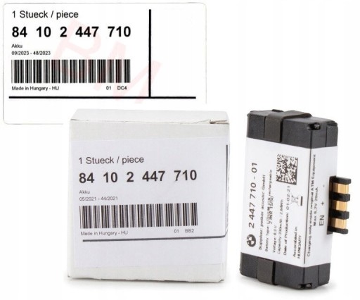 Zdjęcie oferty: BMW BATERIA AKUMULATOREK TELEMATIC SOS 84102447710