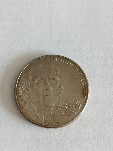 Zdjęcie oferty: USA 5 cent 2014 P rok