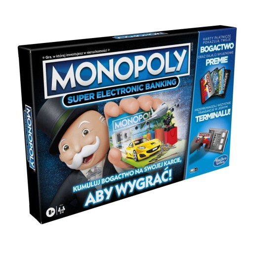 Zdjęcie oferty: Monopoly Super Electronic Banking, gra planszowa