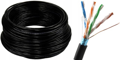 Zdjęcie oferty: BITNER - KABEL FTP skrętka zewnętrzna ŻEL RJ45 200m POLSKA MIEDŹ !!!