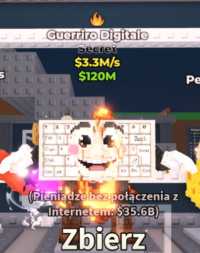 Zdjęcie oferty: Roblox | Guerriro Digitale 3.3M/s | Steal a brainrot