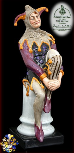 Zdjęcie oferty: Royal Doulton Błazen figurka sygnowana 25 cm