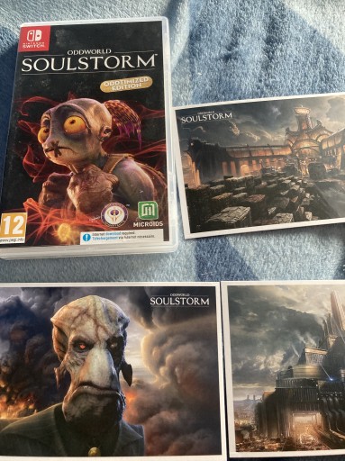 Zdjęcie oferty: Oddworld soulstorm + pocztówki | Nintendo switch