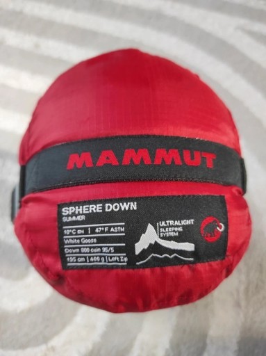 Zdjęcie oferty: Puchowy śpiwór Mammut Sphere down summer 195 cm