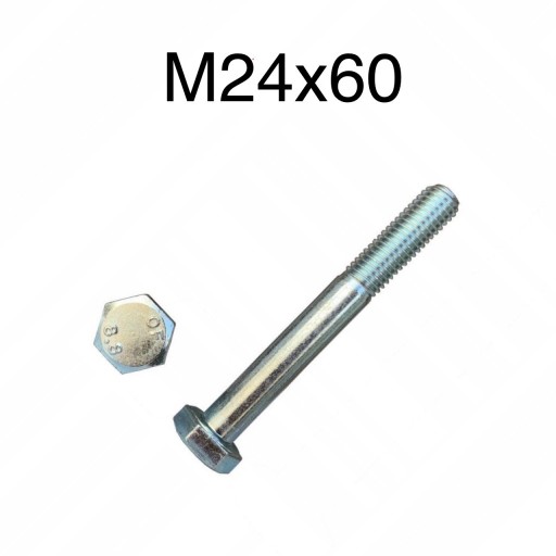 Zdjęcie oferty: Śruba M24x60 z łbem sześciokątnym 8.8