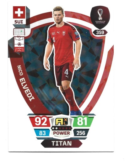 Zdjęcie oferty: PANINI WORLD CUP QATAR 2022 ELVEDI TITAN 359