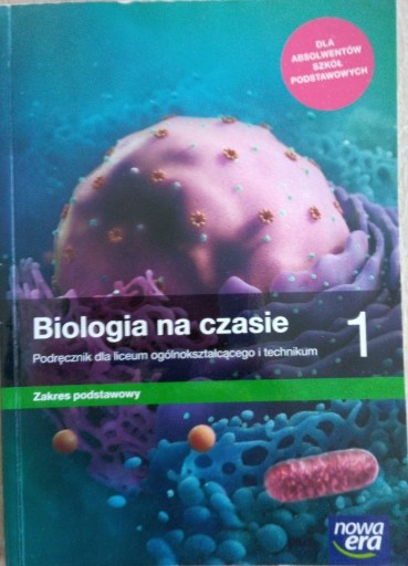 Zdjęcie oferty: Biologia na czasie 1 podręcznik zakres podstawowy 