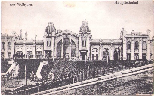 Zdjęcie oferty: WOŁYŃ- KOWEL. Dworzec- ca. 1915