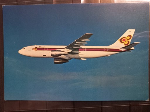Zdjęcie oferty: Pocztówka Thai Airways International Airbus 300 B4
