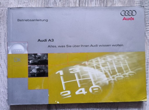 Zdjęcie oferty: Fabryczna instrukcja obsługi Audi A3