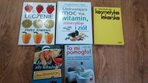 Zdjęcie oferty: Zestaw książek o diecie, leczeniu i zdrowiu 