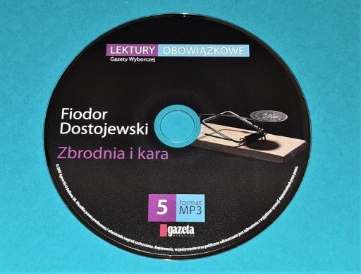 Zdjęcie oferty: Zbrodnia i Kara lektura na CD - MP3