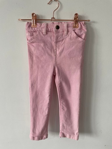 Zdjęcie oferty: Rozowe spodnie dziewczece rozmiar 92 i 98