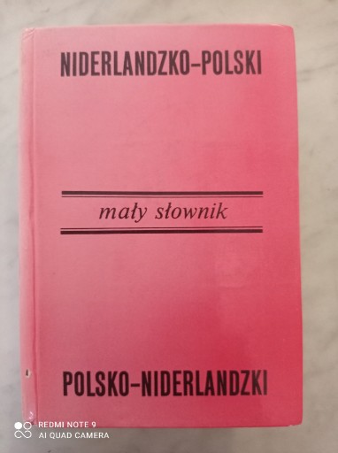 Zdjęcie oferty: słownik NIDERLANDZKO-POLSKI POLSKO-NIDERLANDZKI