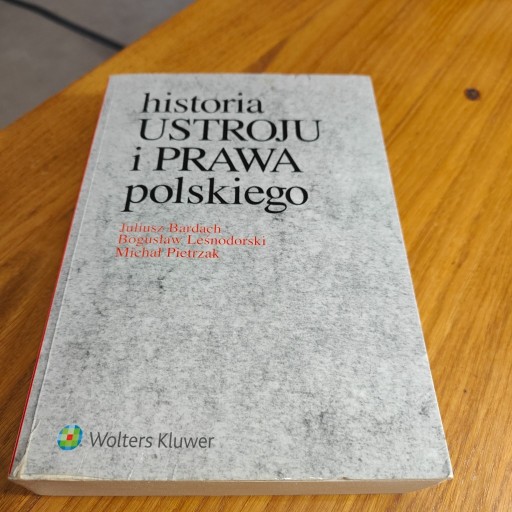 Zdjęcie oferty: Historia ustroju i prawa polskiego J. Bardach