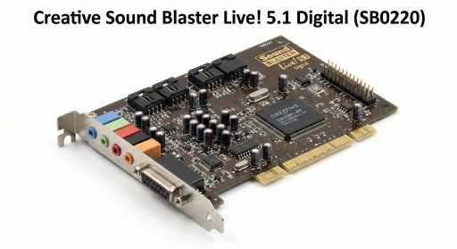 Karta Dźwiękowa Creative Sound Blaster Live 5 1 SB0220 PCI EMU10K1 ...