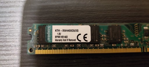 Zdjęcie oferty: RAM KINGSTON DDR 2 KTHXW4400C6/2G