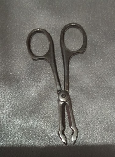 Zdjęcie oferty: Antyk stare nożyczki posrebrzane 