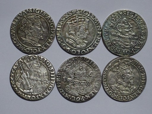 Zdjęcie oferty: Orty Królewskie 6 monet 