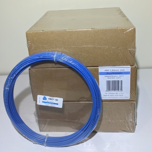 Zdjęcie oferty: Filament ABS 2,85 mm 1kg (Ultimaker) Niebieski 