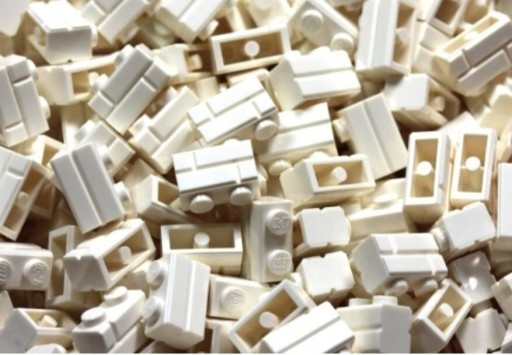 Zdjęcie oferty: LEGO 98283 cegła biała 1x2 100 sztuk