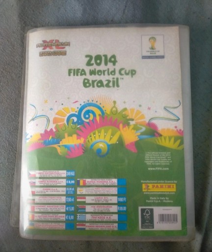 Zdjęcie oferty: Karty piłkarskie WORLD CUP BRASIL 2014