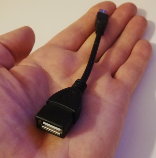 Zdjęcie oferty: adapter przejściówka micro USB męski na USB żeński