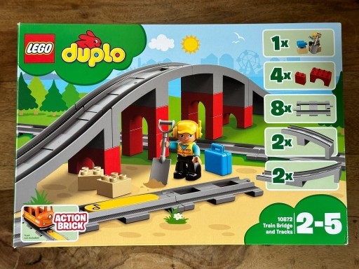 Zdjęcie oferty: LEGO Duplo 10872 Tory kolejowe i wiadukt