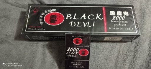 Zdjęcie oferty: Papierosy ziołowe Black Devli 