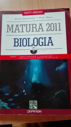 Zdjęcie oferty: Matura biologia testy i arkusze operon 2011