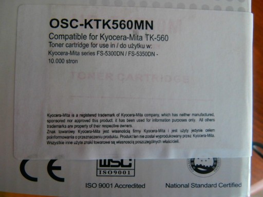 Zdjęcie oferty: KYOCERA-MITA OSC-KTK560MN