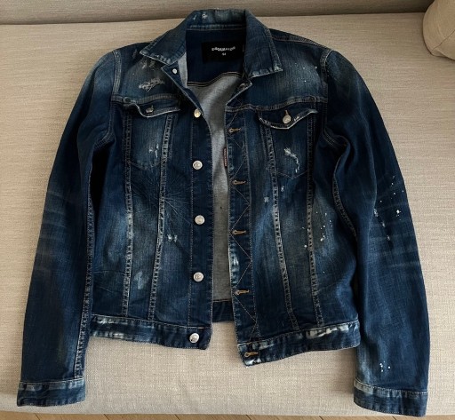 Zdjęcie oferty: Dsquared2 oryginalna męska kurtka jeansowa trucker