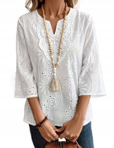 Zdjęcie oferty: Bluzka Boho ażurowa 
