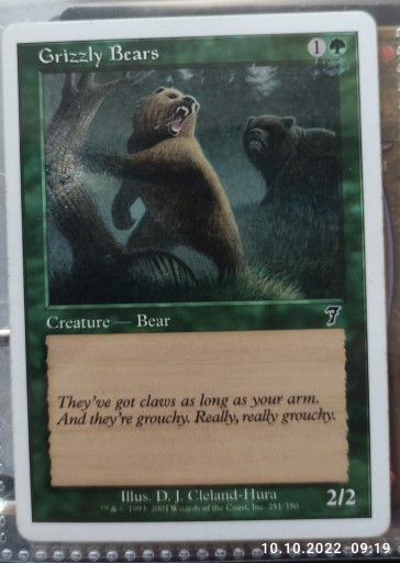 Zdjęcie oferty: Grizzly Bears- 7 edycja MTG