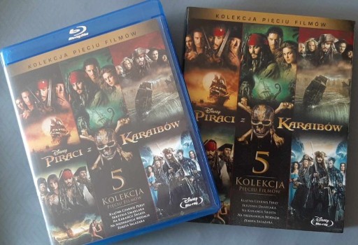 Zdjęcie oferty: Piraci z Karaibów Pirates 1-5 set Blu Ray w.ENG