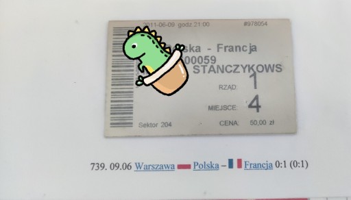 Zdjęcie oferty: Polska - Francja 2009