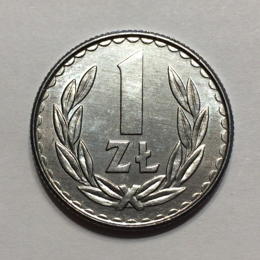 Zdjęcie oferty: 1 zł złoty 1987 zzm