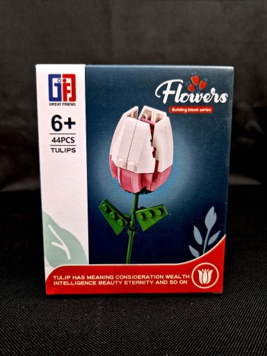 Zdjęcie oferty: Klocki Plastikowe w Kształcie Kwiatów Tulipan