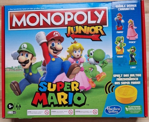 Zdjęcie oferty: Hasbro Monopoly Junior Super Mario Edition j . niemiecki