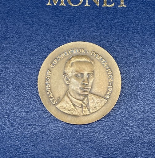 Zdjęcie oferty: Duży medal z brązu TRU Stanisław Ciesielczuk Poeta