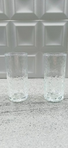 Zdjęcie oferty: Szklanki jak drost bąbelki szklane vintage