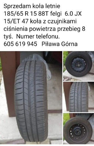 Zdjęcie oferty: Koła letnie 