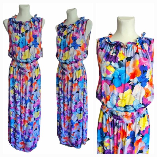 Zdjęcie oferty: Sukienka letnia łąka w kwiecistym mixie kolorów 
