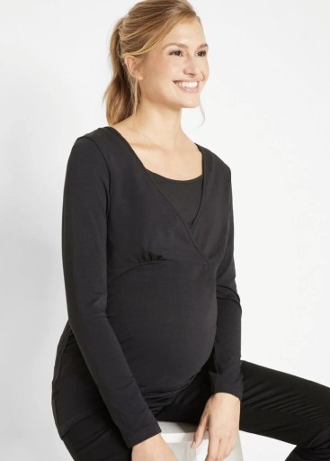 Zdjęcie oferty: Shirt Ciążowy, Bluzka Ciążowa i do Karmienia 48 50