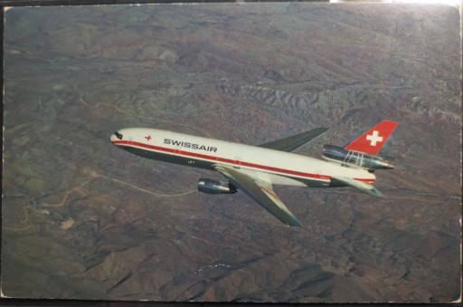 Zdjęcie oferty: Pocztówka Swissair McDonnell Douglas DC-10